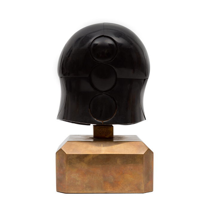 Miguel Berrocal, Sculpture "Hoplita op.212", in polished and patinated bronze, signed and numbered, of 1981-1982 - Detail D3