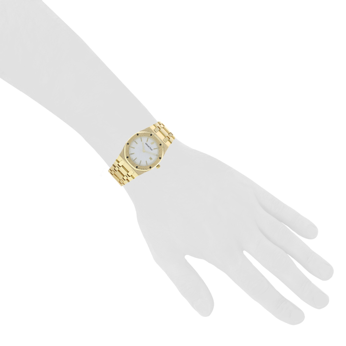 Audemars Piguet Royal Oak  in yellow gold Ref : 56175BA Circa 2002 - Detail D1