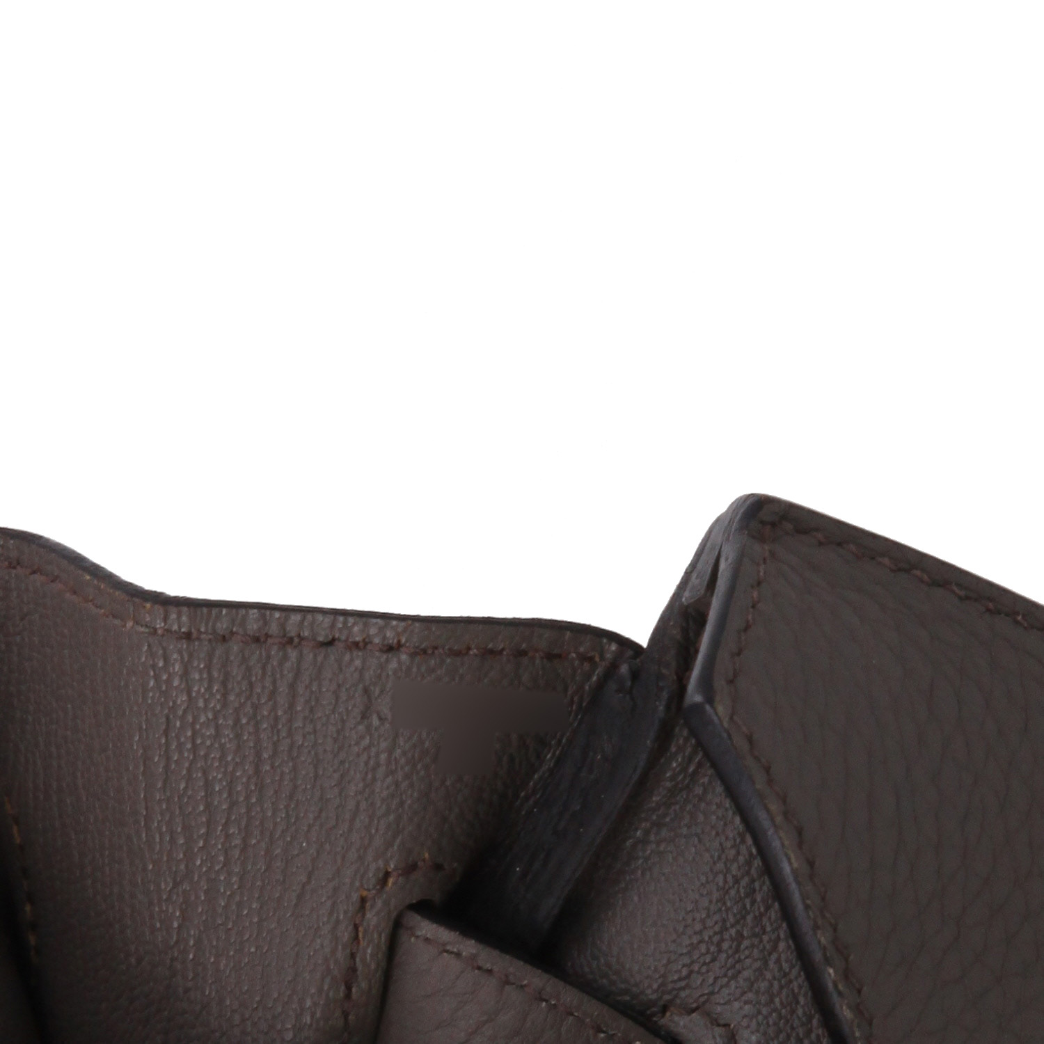 Hermès  Birkin 35 cm handbag  in grey togo leather - Detail D3