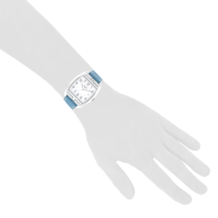 Hermès Cape Cod Tonneau  in stainless steel Ref: CT1.710  Circa 2010 - Detail D1