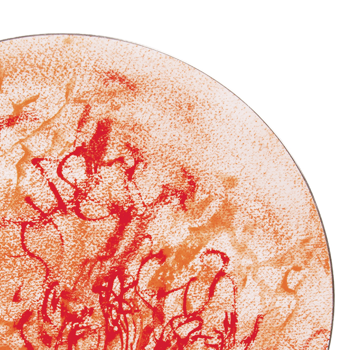 Zao Wou-Ki (1920-2013), Coupe 'Pierre de feu' - 2005 - Detail D1