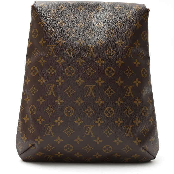 Louis Vuitton  Musette Salsa shoulder bag  in brown monogram canvas  and natural leather - Detail D7