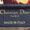 Dior  Book Tote medium model  shopping bag  in blue, red and yellow multicolor  printed patern canvas - Detail D3 thumbnail