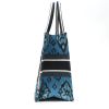 Dior  Book Tote medium model  shopping bag  in blue, red and yellow multicolor  printed patern canvas - Detail D5 thumbnail