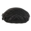 Bolsito-cinturón Chanel  Pochette ceinture en cuero acolchado negro - Detail D1 thumbnail