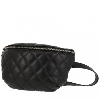 Chanel Pochette Ceinture clutch-belt in Black Quilted Grained
