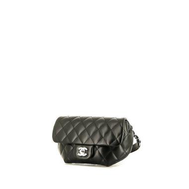 Pochette-cintura Chanel Pochette ceinture in pelle trapuntata nera