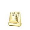 Mochila Chanel  Gabrielle  en cuero acolchado dorado - 00pp thumbnail