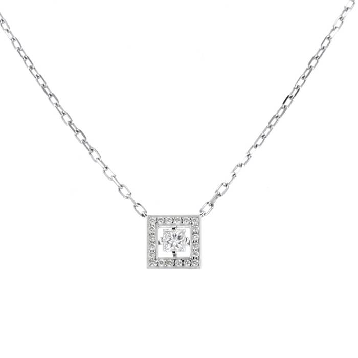Boucheron Ava necklace in white gold and diamonds - 00pp