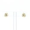 Paire de puces d'oreilles Tiffany & Co  en or jaune, platine et diamants - 360 thumbnail