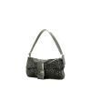 Fendi  Baguette handbag  in grey canvas  and grey leather - 00pp thumbnail