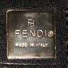 Fendi  Baguette handbag  in grey canvas  and grey leather - Detail D3 thumbnail
