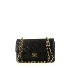 Chanel  Timeless Petit shoulder bag  in black quilted leather - 360 thumbnail