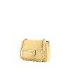 Bolso bandolera Chanel  Mini Timeless en ante beige - 00pp thumbnail