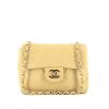 Chanel  Mini Timeless shoulder bag  in beige suede - 360 thumbnail