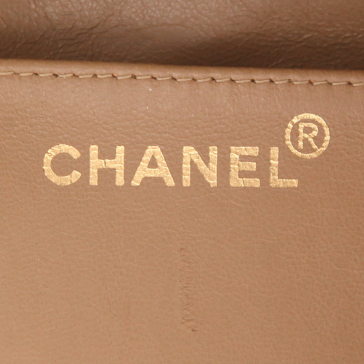 Borsa a tracolla Chanel  Mini Timeless in Veau velours beige - Detail D2