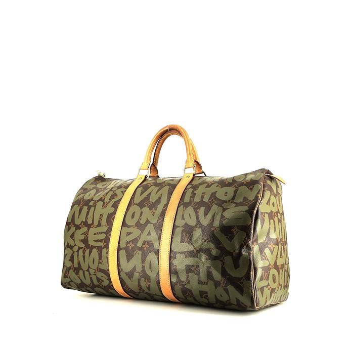 Louis Vuitton  Keepall Editions Limitées travel bag  in brown monogram canvas - 00pp