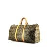 Louis Vuitton  Keepall Editions Limitées travel bag  in brown monogram canvas - 00pp thumbnail