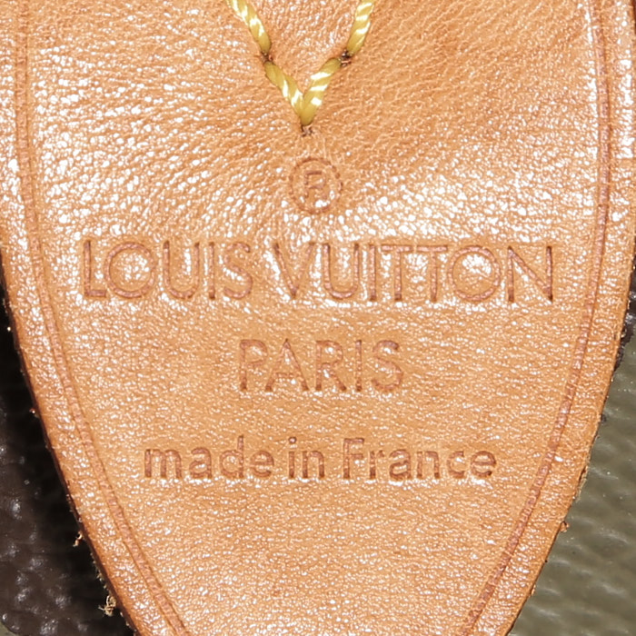 Louis Vuitton  Keepall Editions Limitées travel bag  in brown monogram canvas - Detail D3