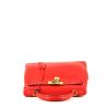 Bolso de mano Hermès  Kelly 28 cm en cuero Gulliver rojo Vif - 360 Front thumbnail