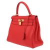 Hermès  Kelly 28 cm handbag  in red Vif Gulliver leather - Detail D3 thumbnail