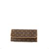Louis Vuitton  Twin handbag/clutch  monogram canvas  and natural leather - 360 thumbnail