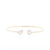 Messika My Twin bangle in pink gold and diamonds - 360 thumbnail