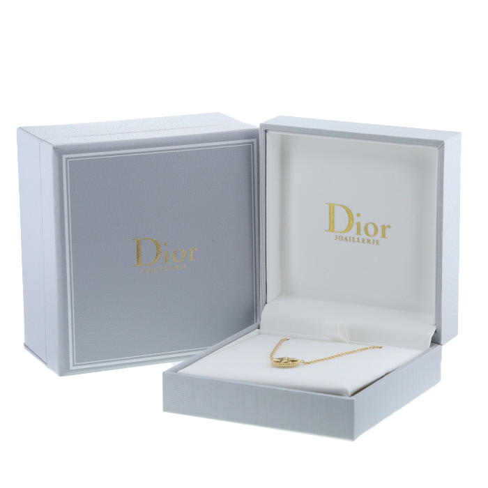 Dior Rose des vents necklace in yellow gold, mother of pearl and diamond - Detail D2