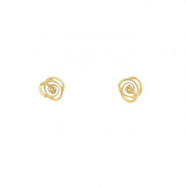 Paire de boucles d'oreilles H. Stern Grupo di Corpo en or jaune