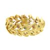 Bracelet Vintage en or jaune, saphirs et rubis - 360 thumbnail