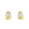 Bulgari  earrings for non pierced ears in white gold and yellow gold - 00pp thumbnail