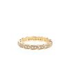 Bulgari Serpenti Viper ring in pink gold and diamonds - 360 thumbnail