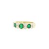 Van Cleef & Arpels   1970's ring in yellow gold, diamonds and emerald - 00pp thumbnail