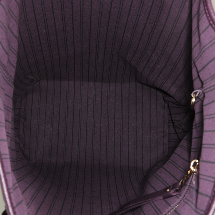 Shopping bag Louis Vuitton Citadines in pelle monogram plum - Detail D2