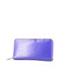 Portefeuille Louis Vuitton Zippy en cuir épi violet - 00pp thumbnail
