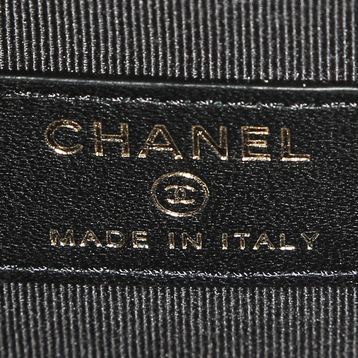 Beauty Chanel  Vanity in pelle trapuntata nera - Detail D3