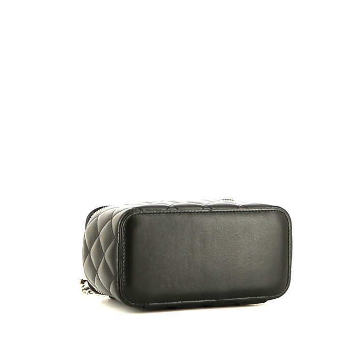 Beauty Chanel  Vanity in pelle trapuntata nera - Detail D4
