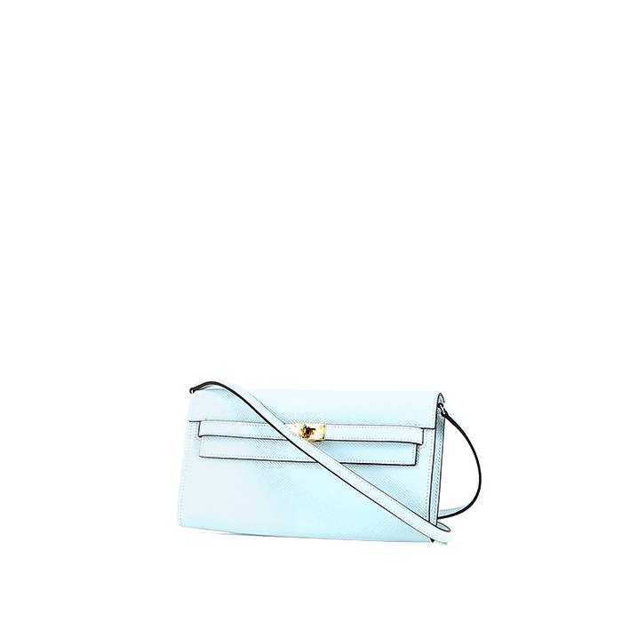 Hermès  Kelly To Go shoulder bag  in blue epsom leather - 00pp