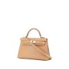 Hermès  Kelly 20 cm handbag  in brown Mysore leather - 00pp thumbnail