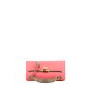 Borsa Hermès  Kelly 25 cm in pelle Epsom rosa azalea e etoupe - 360 Front thumbnail