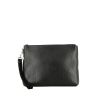 Gucci   pouch  in black grained leather - 360 thumbnail