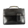Berluti   briefcase  in grey and black smooth leather - 360 thumbnail