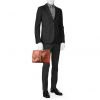 Hermès  Étrivière business briefcase  in gold Swift leather - Detail D1 thumbnail