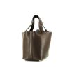 Hermès  Picotin small model  handbag  in brown Café Barenia leather - 00pp thumbnail
