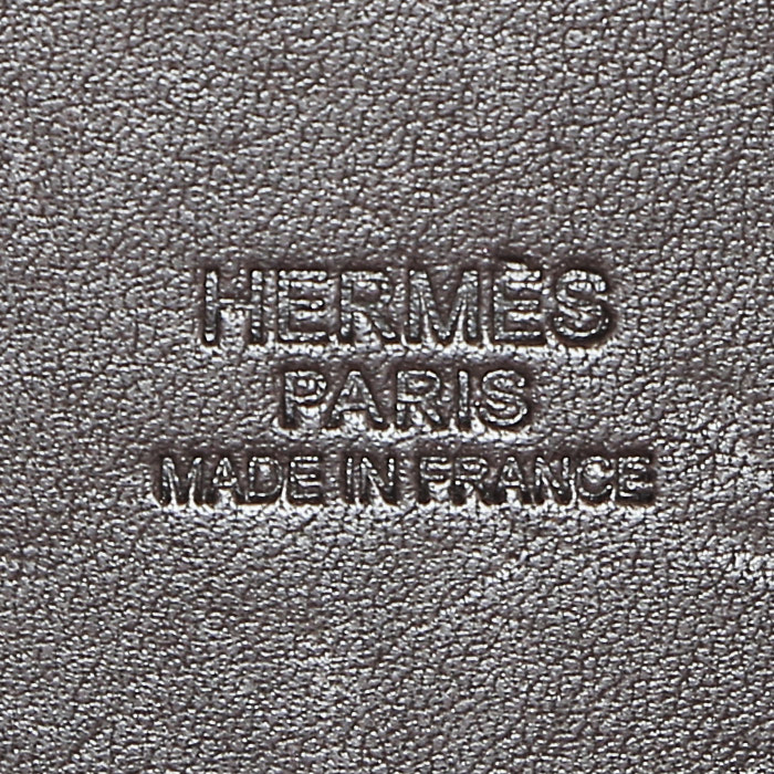 Bolso de mano Hermès  Picotin modelo pequeño  en cuero Barenia marrón Café - Detail D3