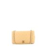 Chanel  Mademoiselle shoulder bag  in beige quilted leather - 360 thumbnail