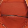 Hermès  Birkin 35 cm handbag  in orange leather taurillon clémence - Detail D2 thumbnail