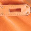 Hermès  Birkin 35 cm handbag  in orange leather taurillon clémence - Detail D4 thumbnail