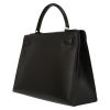 Hermès  Kelly 32 cm handbag  in black box leather - Detail D5 thumbnail
