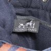 Hermès  Toto Bag - Shop Bag shopping bag  in blue canvas - Detail D3 thumbnail